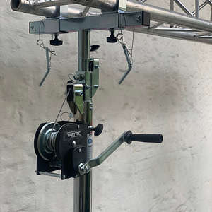 4m Lichtbrug met wind-up Statieven