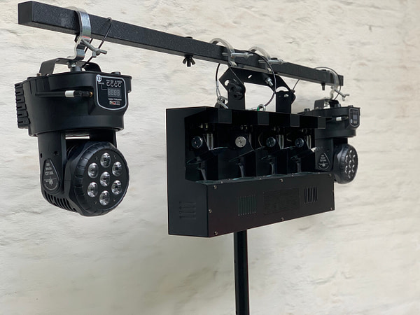 Lichtset 2x Wash Movinghead + AYRA TDC444 Scanner - Afbeelding 2