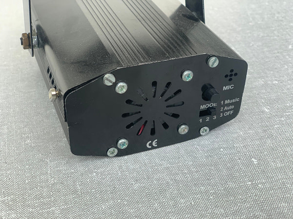 Mini Rood/Groen Matrix Laser met Accu - Afbeelding 2