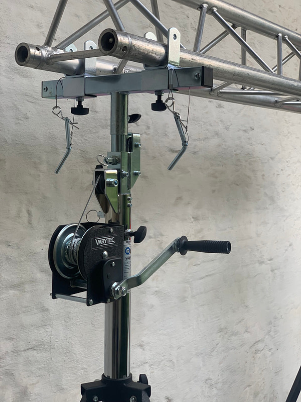 4m Lichtbrug met wind-up Statieven - Afbeelding 2